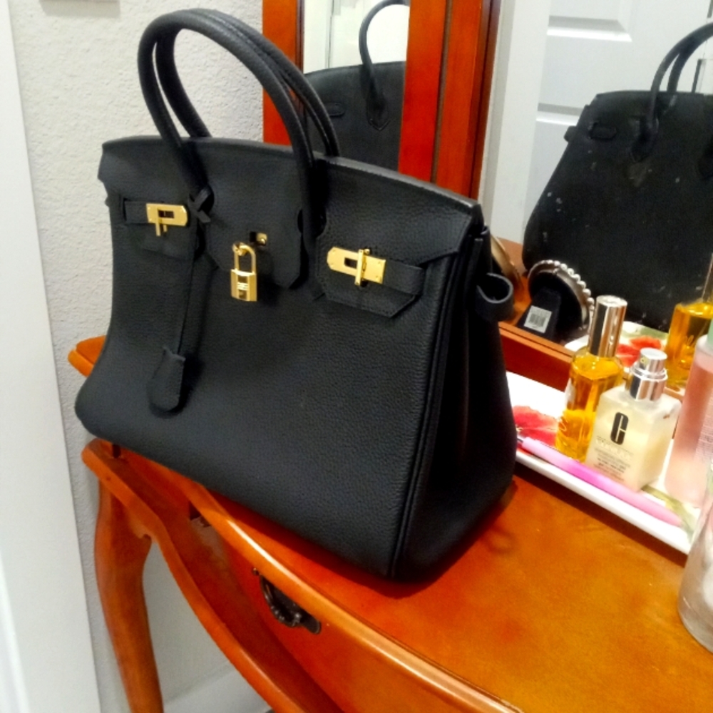 Togo Bag. Black. New